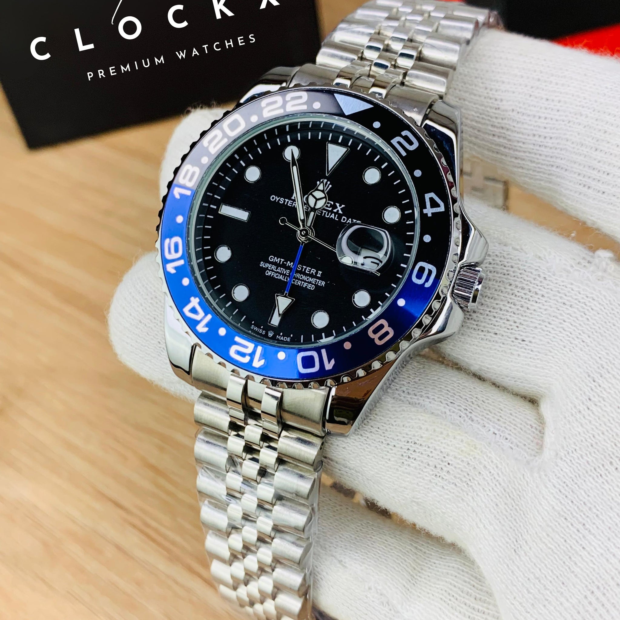 GMT Master - Date Working | Premium Watch - Black/Blue