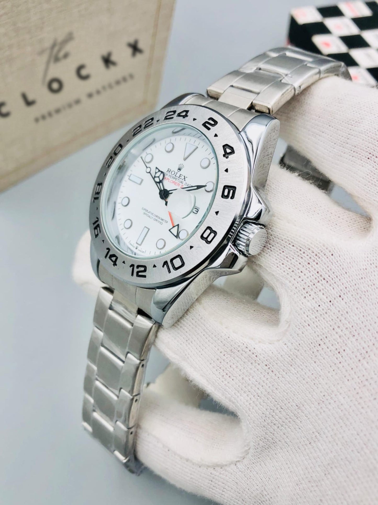 RLX Luxury Explorer II 16570 - Stainless Steel