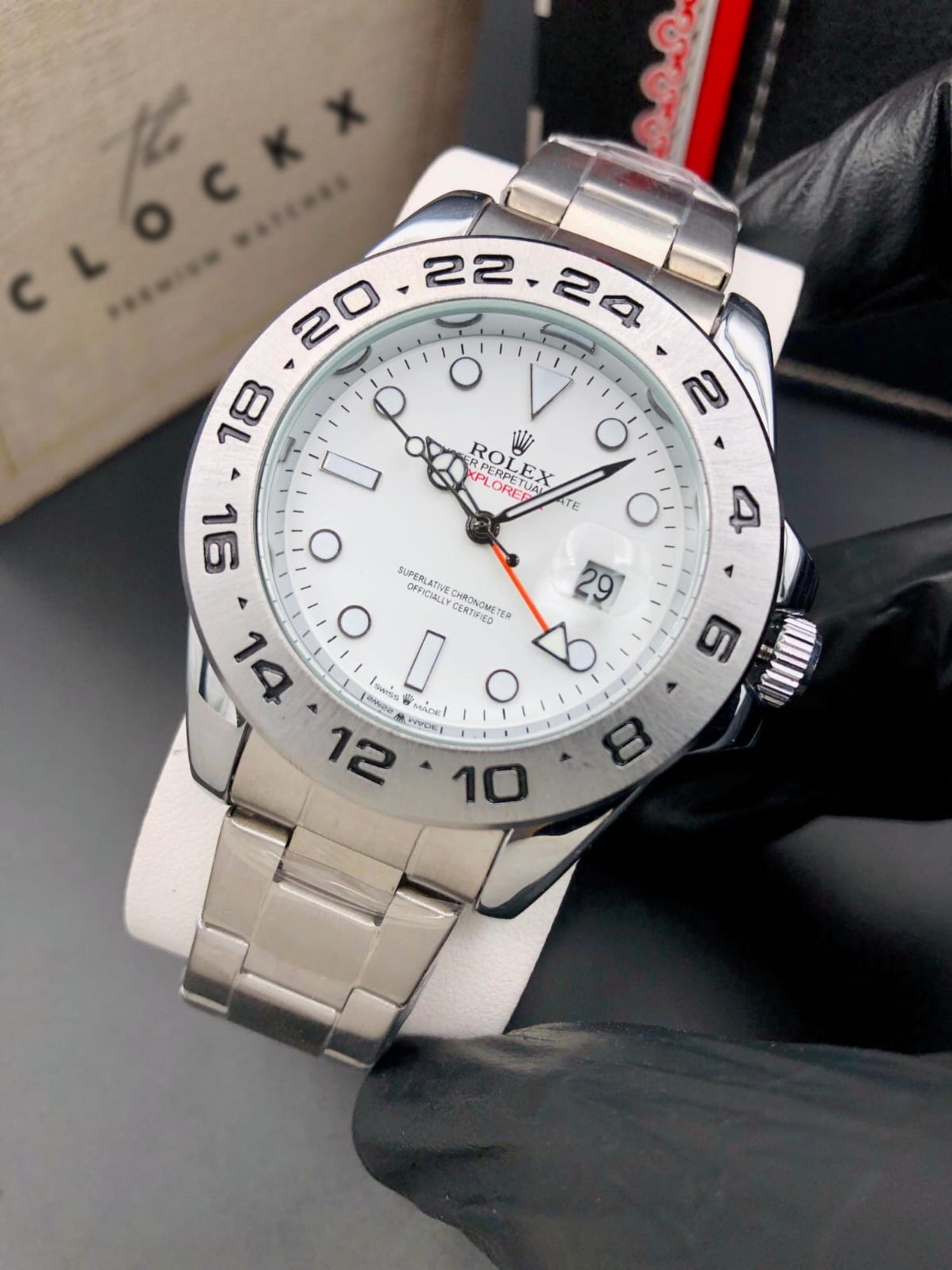 RLX Luxury Explorer II 16570 - Stainless Steel