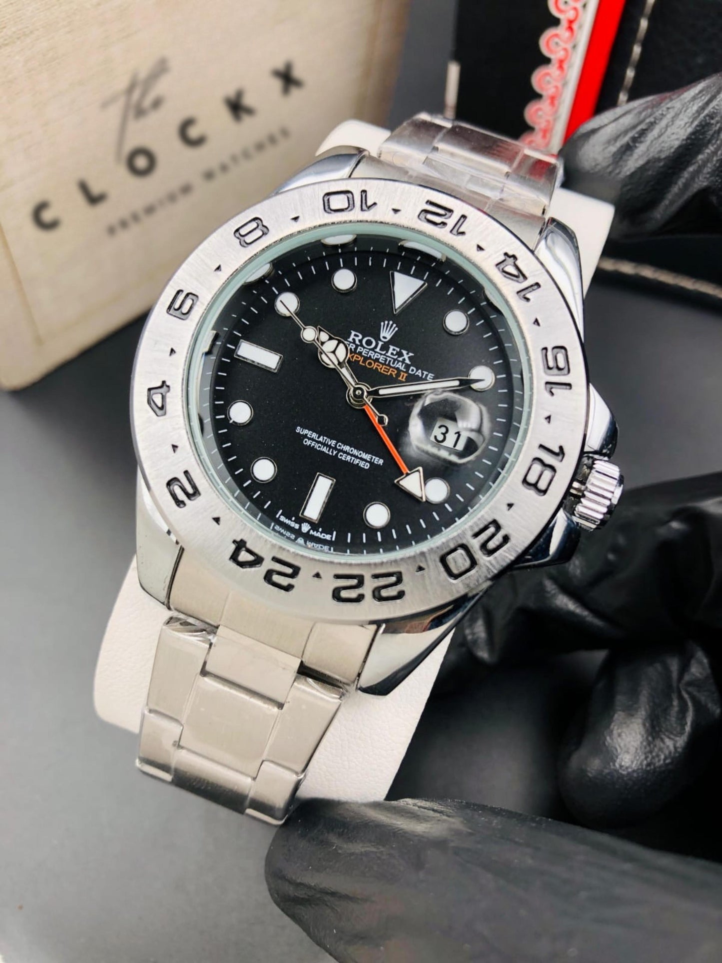 RLX Luxury Explorer II 16570 - Stainless Steel