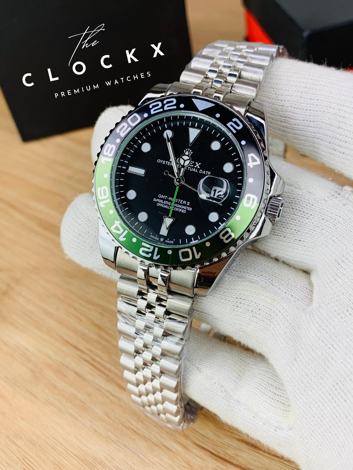 GMT Master - Date Working | Premium Watch - Black/Green