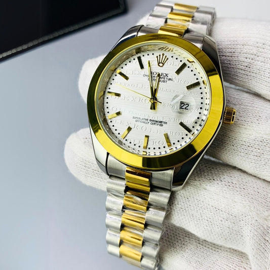 RLX Oyster Date Just Stainless Steel - Two Tone