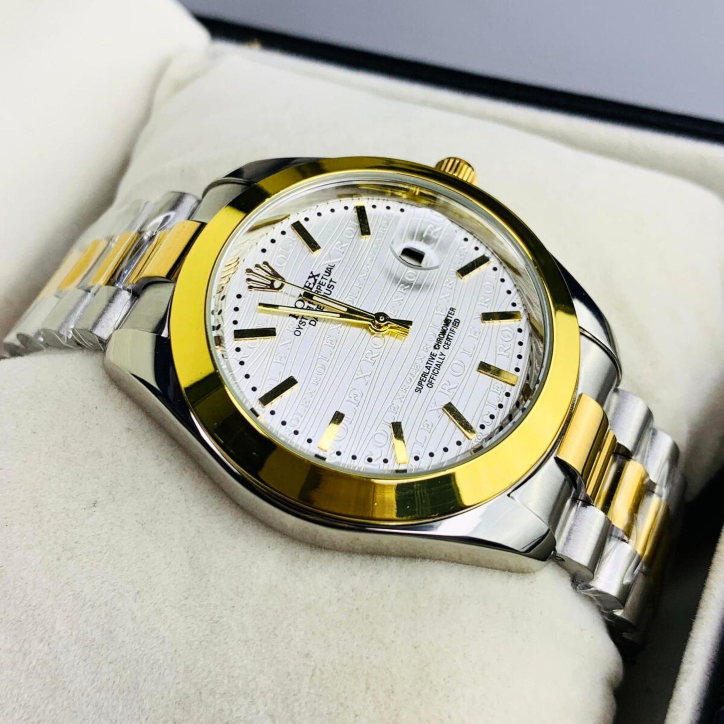 RLX Oyster Date Just Stainless Steel - Two Tone