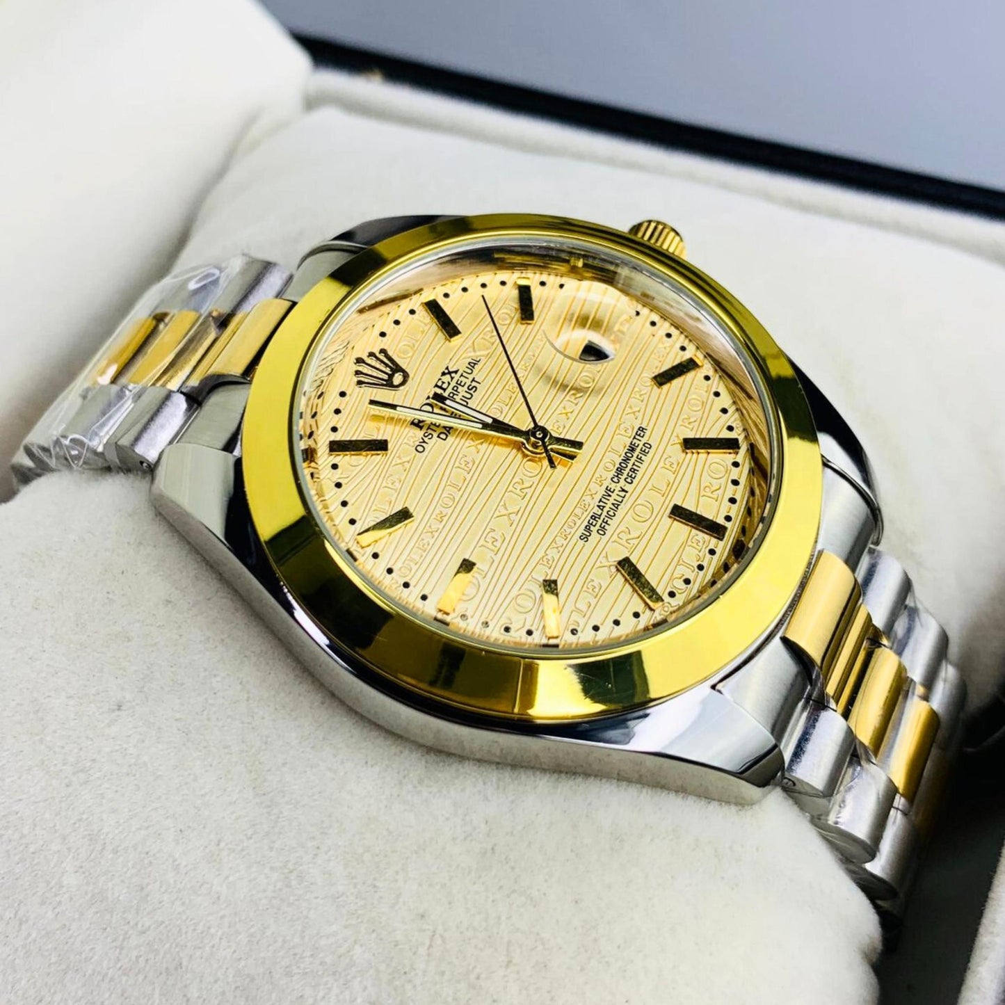 RLX Oyster Date Just Stainless Steel - Two Tone