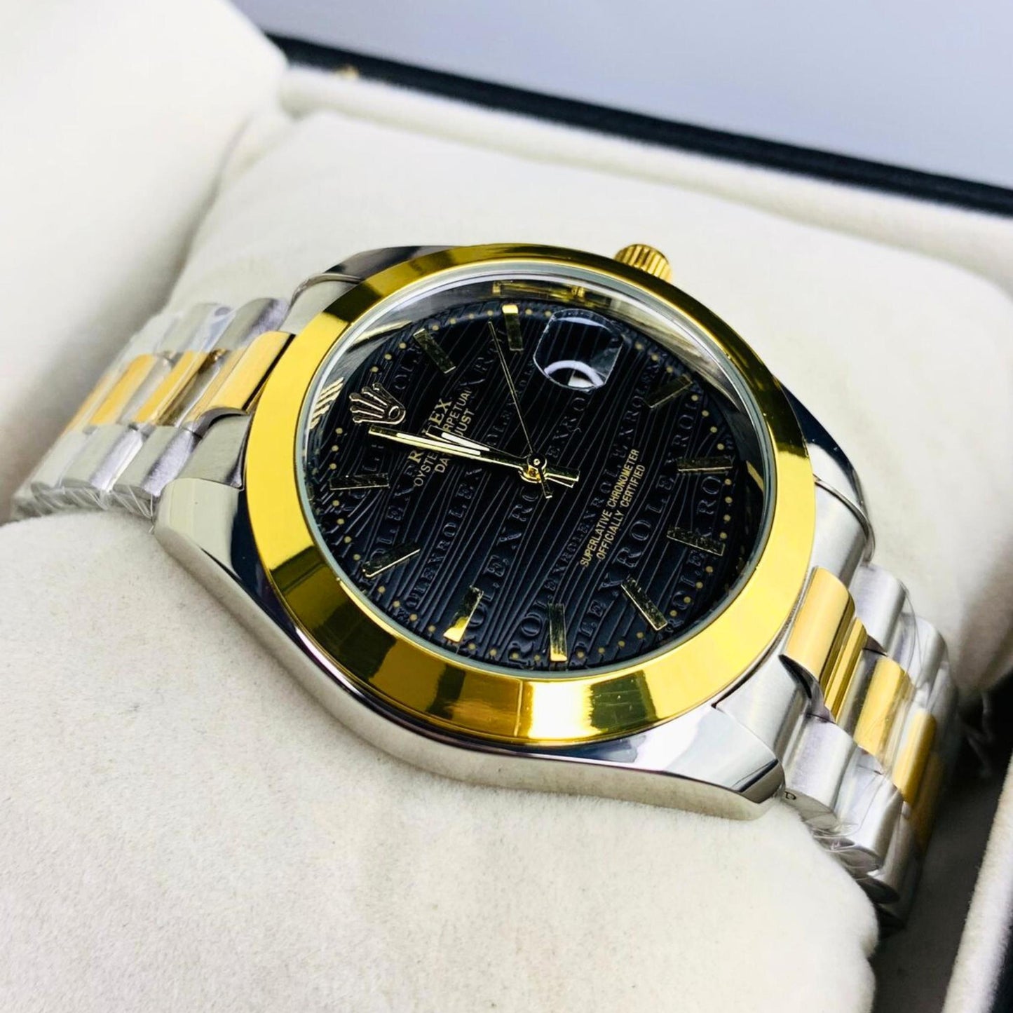 RLX Oyster Date Just Stainless Steel - Two Tone