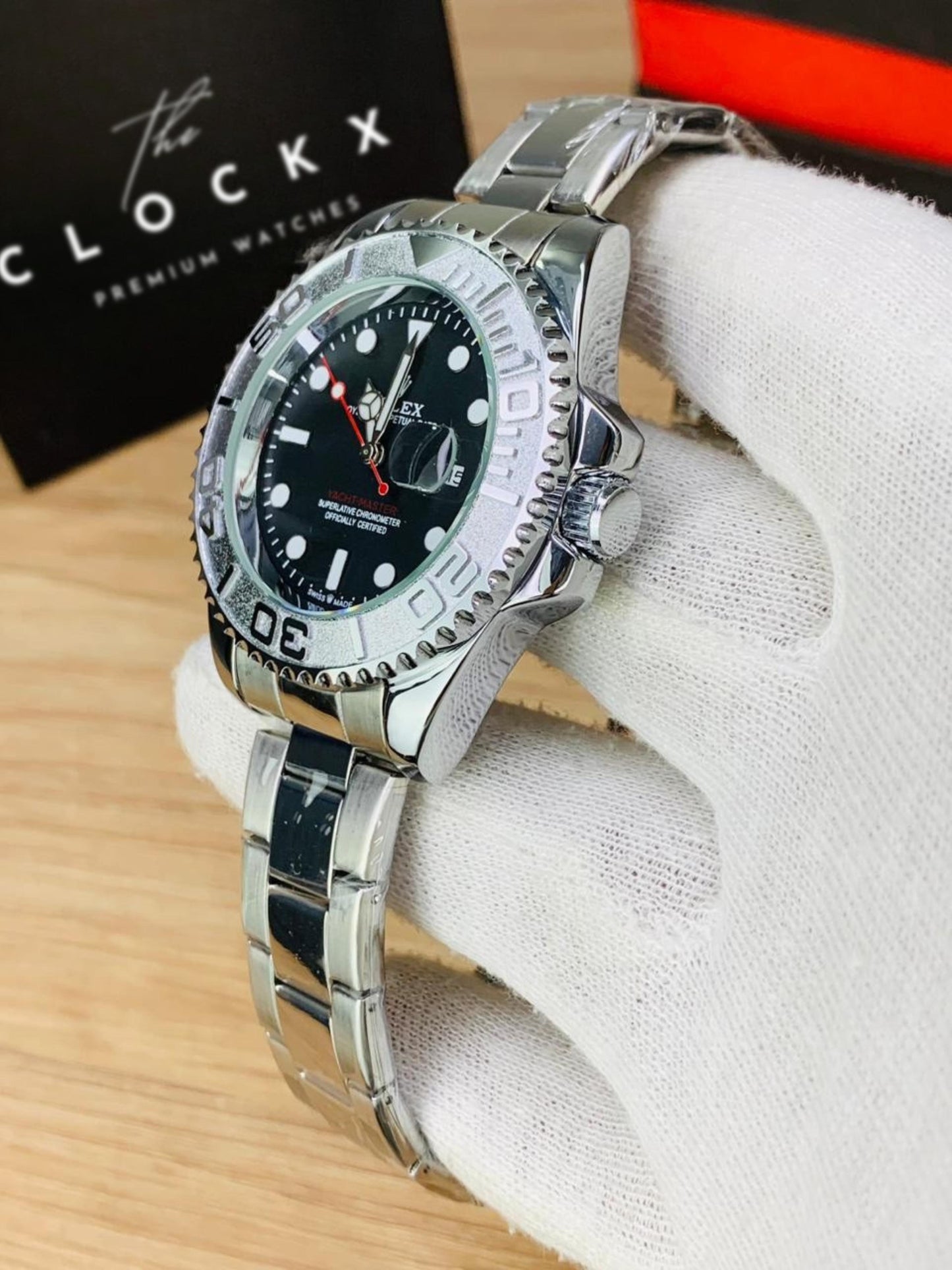 Yacht-Master 40mm Oyster Steel & Rotatable Bezel