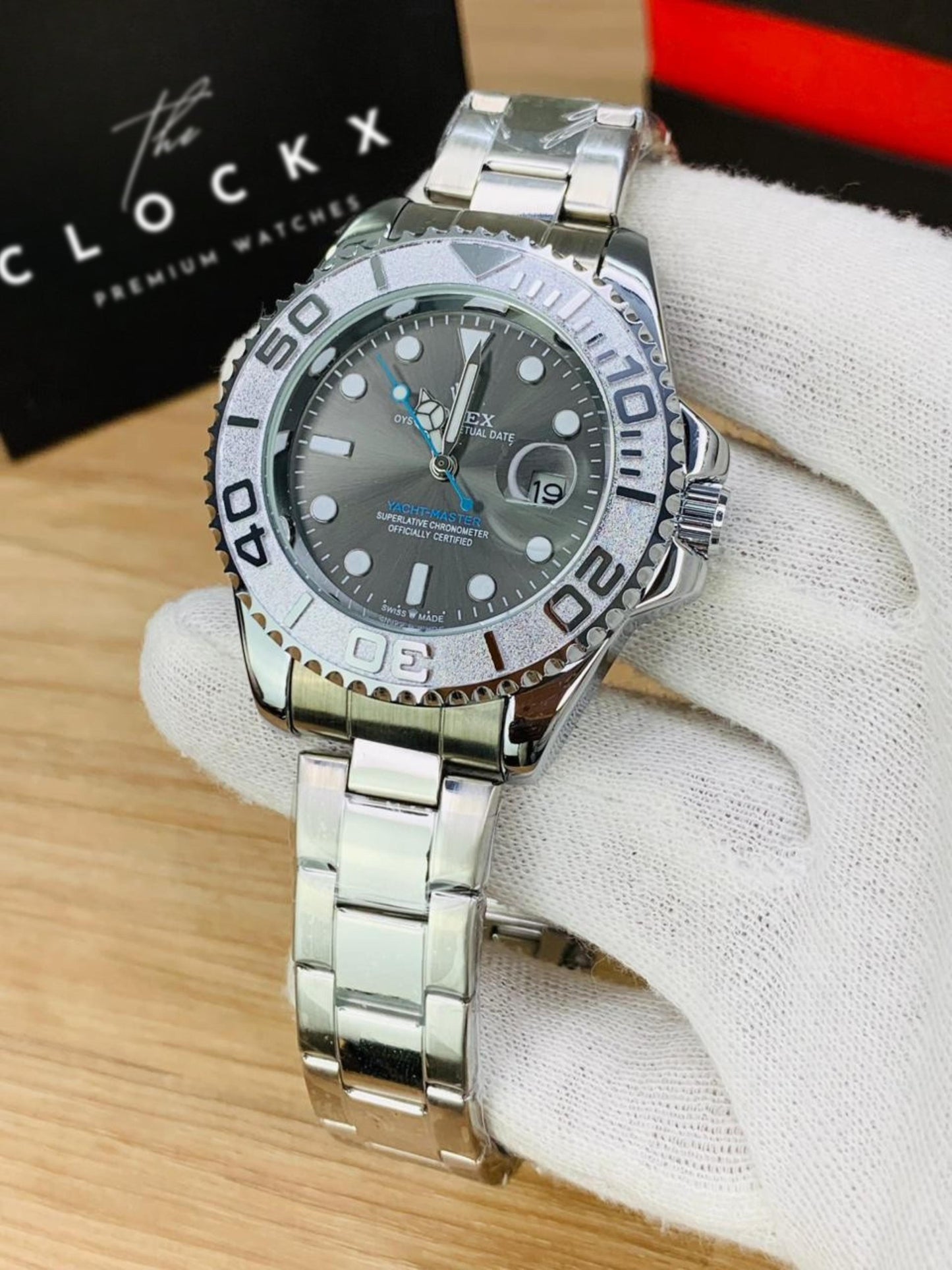 Yacht-Master 40mm Oyster Steel & Rotatable Bezel